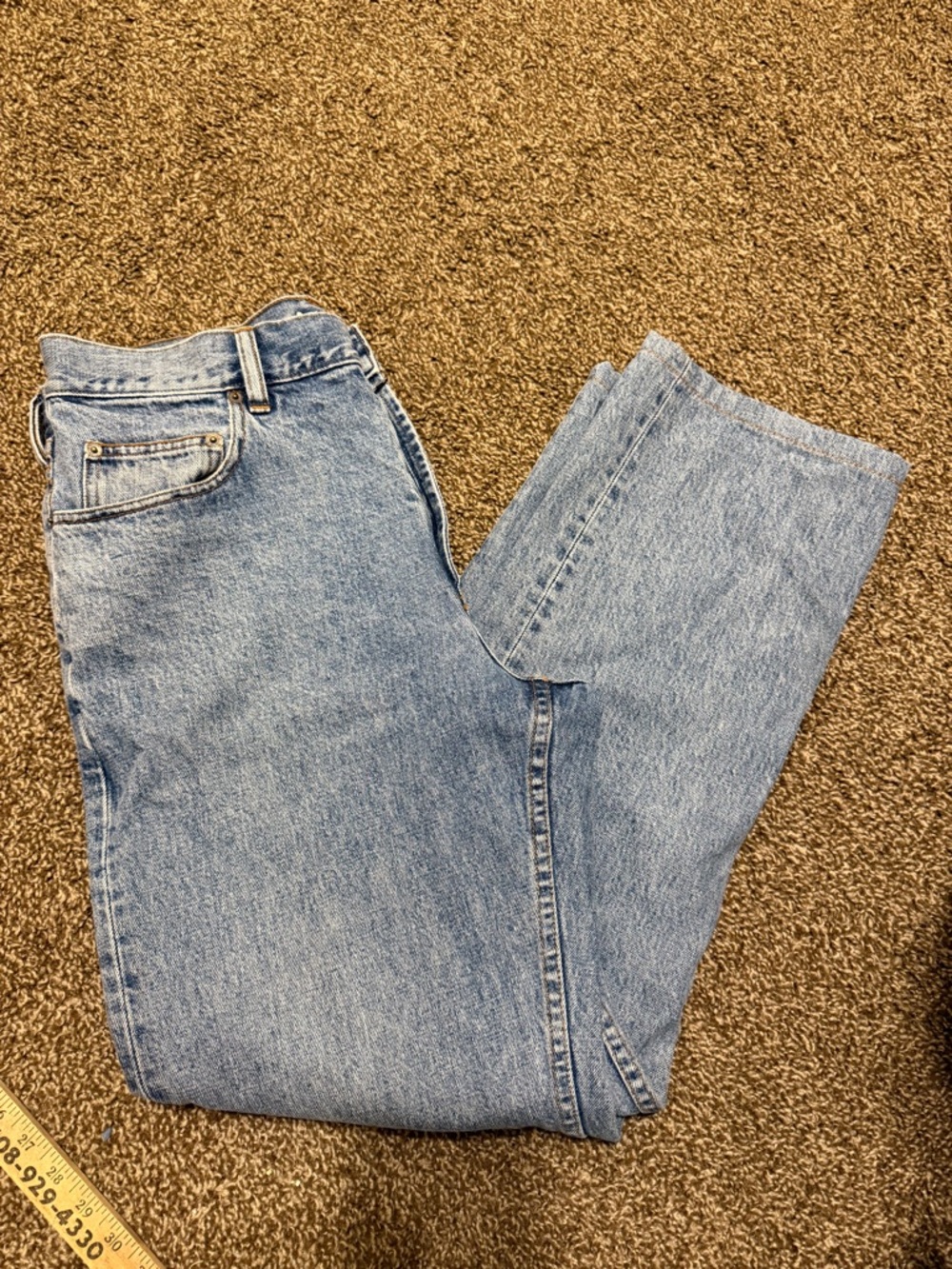 TOMMY BAHAMA Indigo Palms Classic Fit Straight Denim Blue Jeans Men's Size 34x32